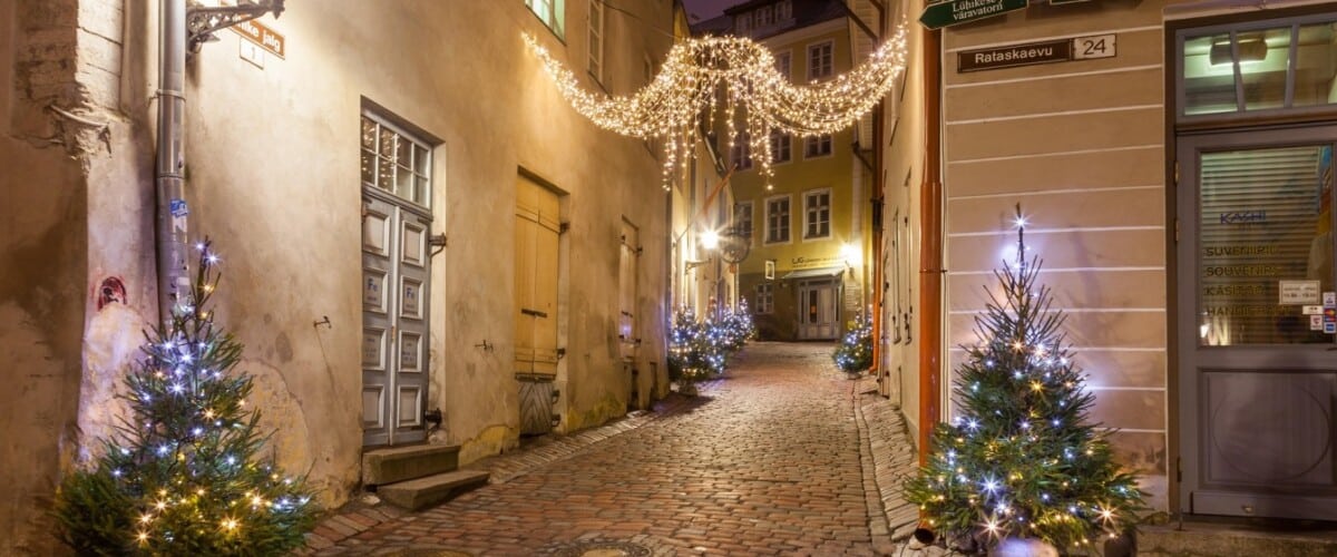 Estonia, Tallinn decorazioni natalizie