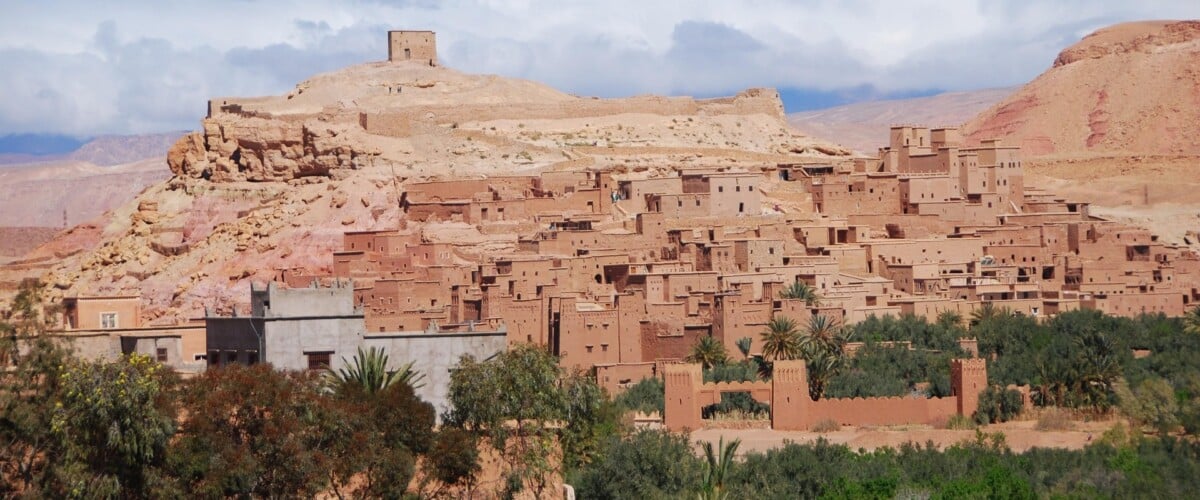 Marocco, panorama di Ouarzazate