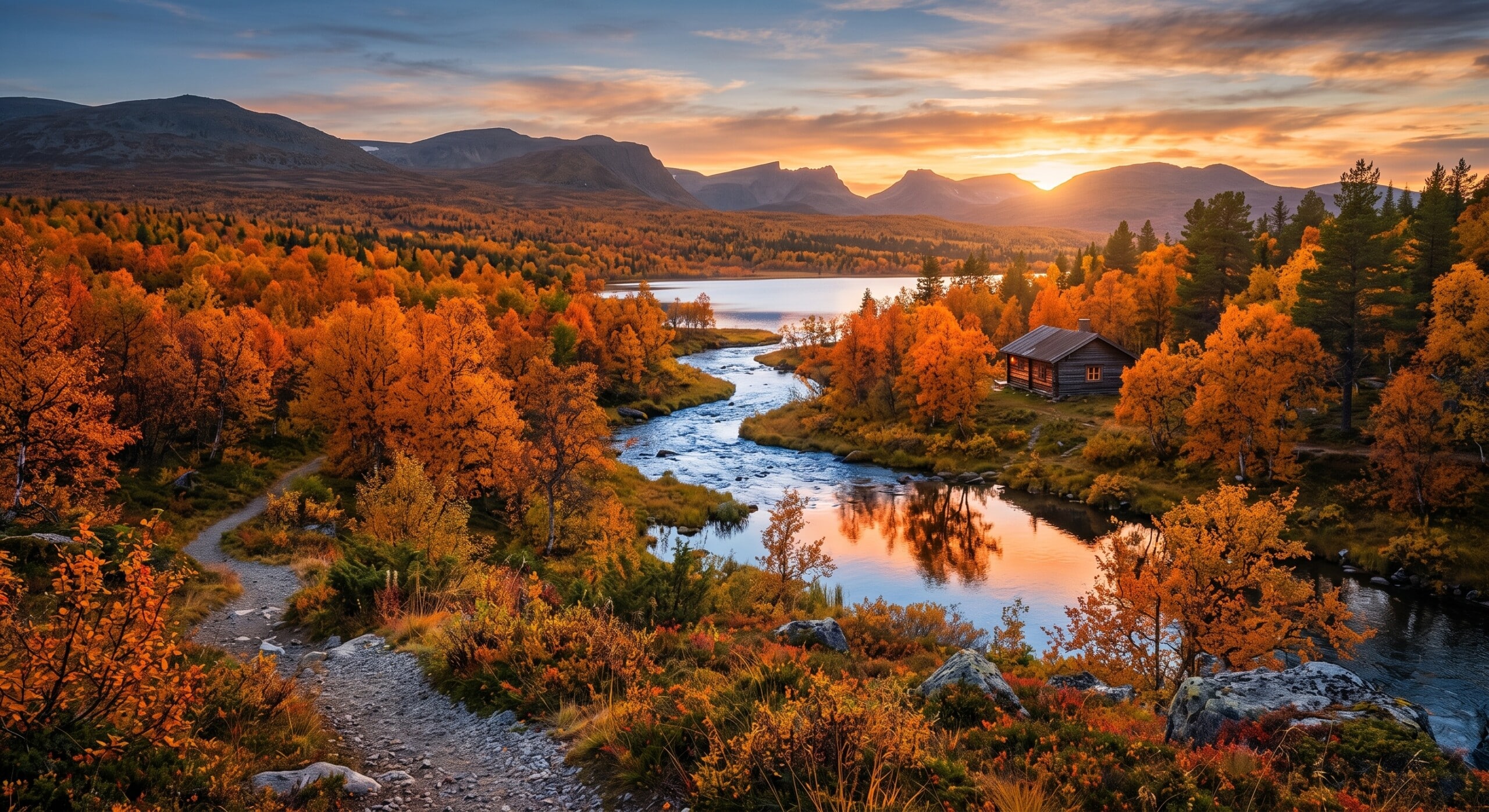 Lapponia in autunno